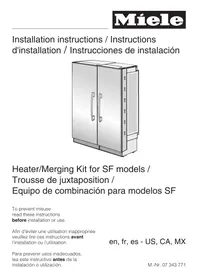 MIELE F1811SF  - INSTALLATION MANUAL - Congelador