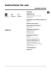 Maxi WMD 843BS HOTPOINT
