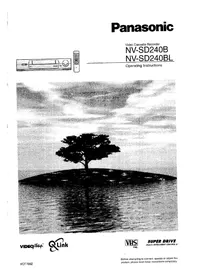 PANASONIC NV-SD240 - VCR