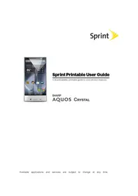SHARP Aquos Crystal - Mobile Phone