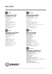 INDESIT DFP 27T94 - посудомийна машина