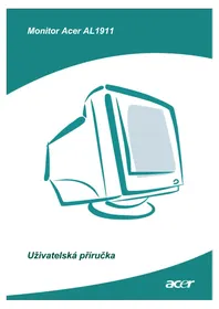 Návod ACER AL1911 Obrazovka