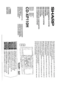 SHARP CD-XP110H - Hi-Fi System