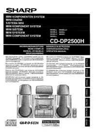 SHARP CD-DP2500H - Hi-Fi System