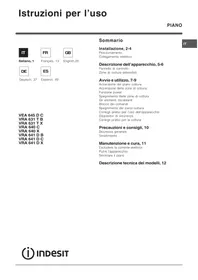 INDESIT VRA640C - Kochfeld