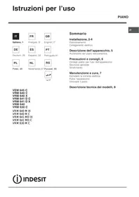 INDESIT VRM640 - Piano cottura