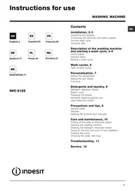 INDESIT IWC 6125 - Lave-linge
