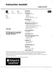 HOTPOINT TCD 87 B 6K - Wasdroger