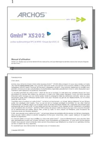 ARCHOS GMINI XS 202 - Lecteur multimédia portable