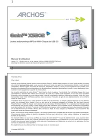 ARCHOS XS202 - Lecteur audio numérique