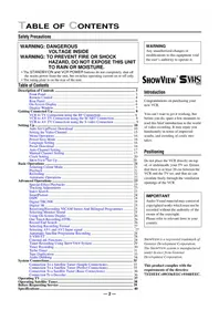 PHILIPS VR110 - VCR