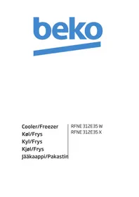 BEKO RFNE 312E35 W - Fryser