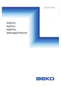 BEKO CN 151720 X - Kylskåp