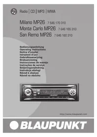 BLAUPUNKT Milano MP26 - Bilradio