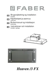 Bruksanvisning FABER HEAVEN 3 FX Ventilatorhette
