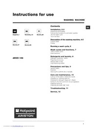 Hotpoint Ariston ARXD 169 - Pyykinpesukone