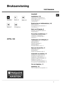 Hotpoint Ariston AVTXL 129 (EU) - Pyykinpesukone