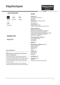 Käyttöohje Hotpoint Ariston AQC9 2F7 TM2 1 (EU) Kuivausrumpu