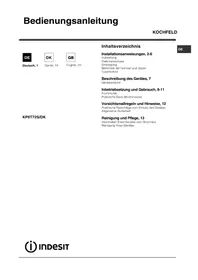 INDESIT KP6T72S(X)/DK - Komfur
