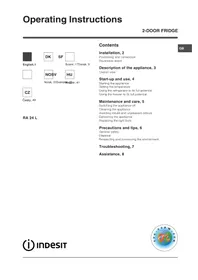 INDESIT RA 24 L (EU) (0) - Kylskåp
