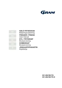 GRAM KC 494186 FN X - Jääkaappi