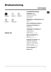 Käyttöohje Hotpoint Ariston ECO7D 169 (SK) Pyykinpesukone