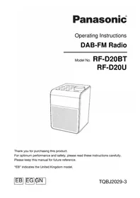 PANASONIC RF-D20U - Radio