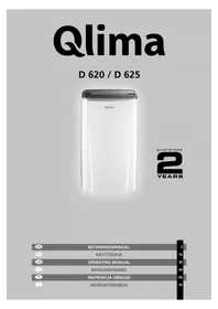 Instrukcja QLIMA D 625 Osuszacz