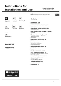 AQD970D 49 EU/B Hotpoint Ariston