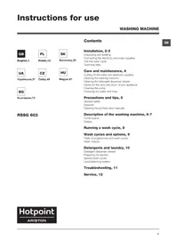 RSSG 603 B EU Hotpoint Ariston