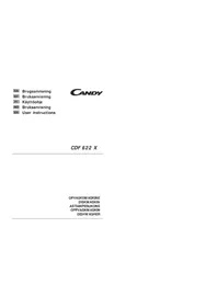CANDY CDF622X-80 - Oppvaskmaskin