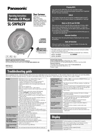 PANASONIC SL-SW965V - CD Player