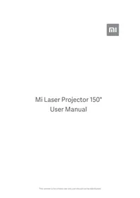 Mi Laser Projector 150 Xiaomi