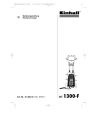 EINHELL HT 1300-F - Hochdruckreiniger