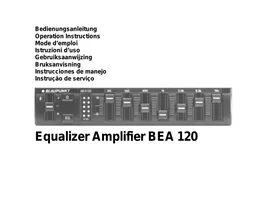 BLAUPUNKT BEA 120 - Amplificador de áudio