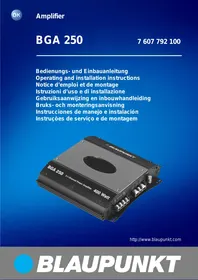 BLAUPUNKT BGA 250 - Audio Amplifier