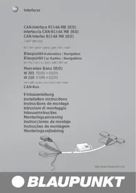 BLAUPUNKT CAN-INTERFACE RCI-4A-MB ISO - Interface audio