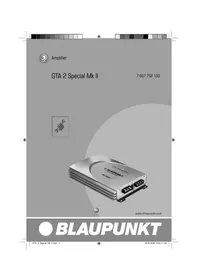 BLAUPUNKT GTA 2 SPECIAL MK II - Wzmacniacz audio