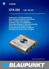 BLAUPUNKT GTA 250 - Audio Amplifier
