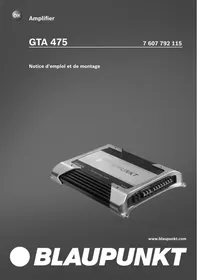 BLAUPUNKT GTA 475 - Car amplifier