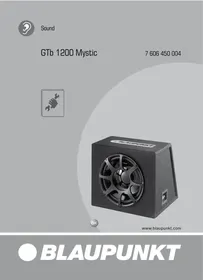 BLAUPUNKT GTB 1200 MYSTIC SERIES - Subwoofer