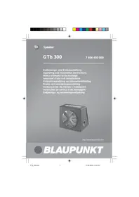 BLAUPUNKT GTB 300 - Subwoofer