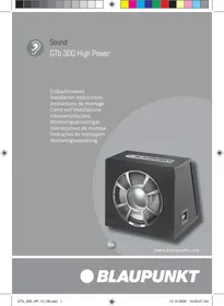 BLAUPUNKT GTB 300 HP - Subwoofer