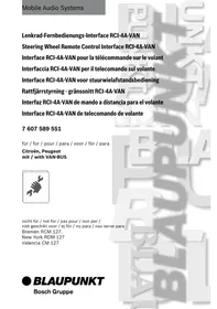 INTERFACE RCI-4A-VAN BLAUPUNKT