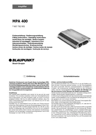 BLAUPUNKT MPA 400 - Audioverstärker