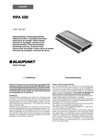 BLAUPUNKT MPA 680 - Audioverstärker