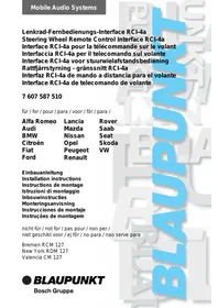 BLAUPUNKT RCI-4A - Télécommande voiture