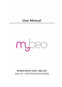 Bedienungsanleitung Mybeo 302679 Nachttischlampe