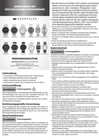 Krontaler GT-LW-BK-09 - Armbanduhr