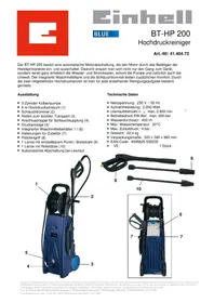 BT-HP 200 EINHELL